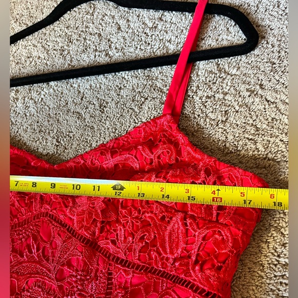 NWOT Ted Baker Valens mixed lace midi dress, Ted size 3 (regular 8) - Picture 9 of 12